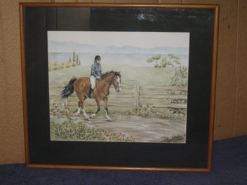 Listing 2 of 15 for J H Fisher Women On Horse Original Painting or Drawing