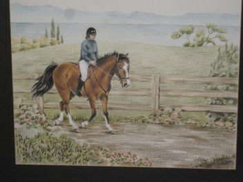 Listing 3 of 15 for J H Fisher Women On Horse Original Painting or Drawing