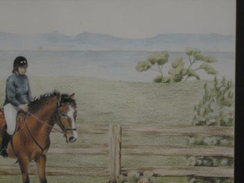Listing 4 of 15 for J H Fisher Women On Horse Original Painting or Drawing
