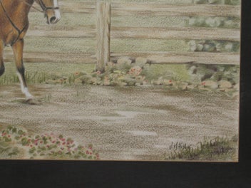 Listing 5 of 15 for J H Fisher Women On Horse Original Painting or Drawing
