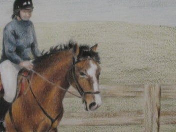 Listing 8 of 15 for J H Fisher Women On Horse Original Painting or Drawing