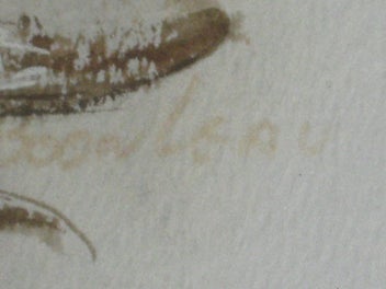 Listing 15 of 15 for Boonleau (NZ ?) ' South Island Robin ' Original Watercolour Painting