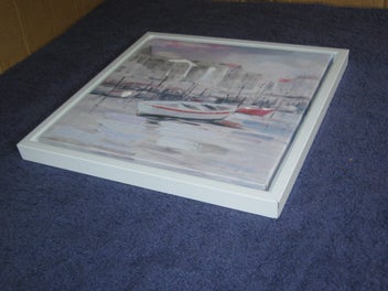 Listing 9 of 11 for Yong - Boats In The Harbour Painting hand coloured & finished print mixed media