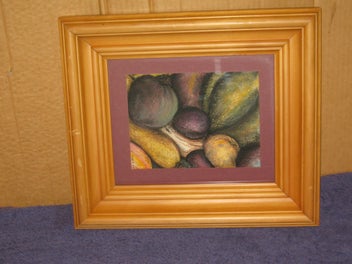 Listing 4 of 11 for Jess Fruits Still life 1997 Oil Pastel ? Original Painting