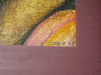 Listing 6 of 11 for Jess Fruits Still life 1997 Oil Pastel ? Original Painting