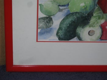 Listing 10 of 19 for Julie Feran Coffee Pot & Fruit & Flowers Watercolour Painting