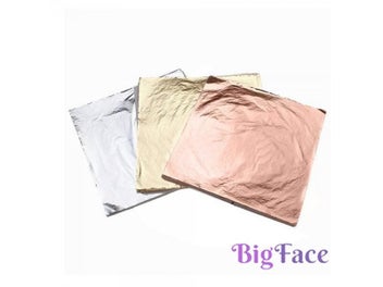 Listing 3 of 13 for 100pcs 14x14cm Art Craft Paper Foil Leaves For Gilding DIY Decoration