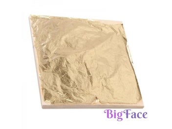 Listing 7 of 13 for 100pcs 14x14cm Art Craft Paper Foil Leaves For Gilding DIY Decoration