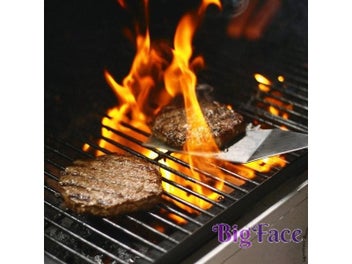 Listing 4 of 8 for Kitchen Spatula Wooden Handle Grill Turner Stainless Steel Metal Scrape For