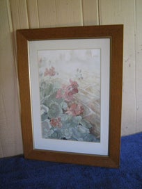 Listing 4 of 16 for Large Beautiful Flowers Scene Original Painting