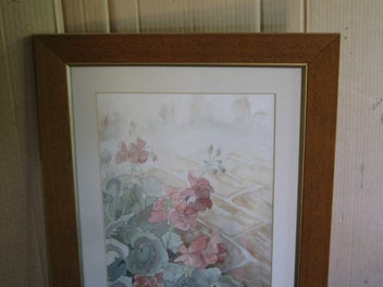 Listing 6 of 16 for Large Beautiful Flowers Scene Original Painting