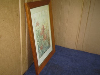 Listing 15 of 16 for Large Beautiful Flowers Scene Original Painting