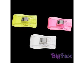 Listing 7 of 10 for 20Pcs Colorful Plastic Sewing Clips For Sewing Binding