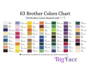Listing 5 of 10 for Simthread 64 Count Brother Colors Machine Embroidery Threads For Brother Pfaff