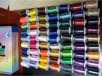 Listing 6 of 10 for Simthread 64 Count Brother Colors Machine Embroidery Threads For Brother Pfaff