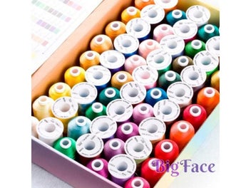 Listing 7 of 10 for Simthread 64 Count Brother Colors Machine Embroidery Threads For Brother Pfaff