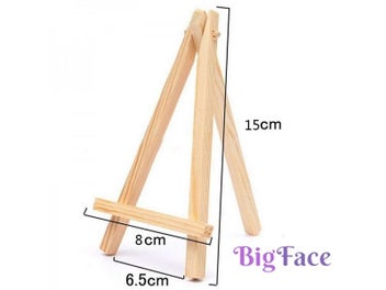 Listing 5 of 9 for 1 PCS Mini Wooden Easel For Party Decoration 15*8cm Triangle