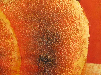 Listing 10 of 13 for W Hall Large Bright Colourful Flowers In Three Pots or Jugs Original Painting