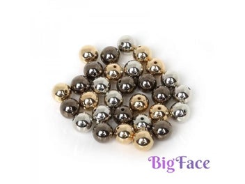 Listing 5 of 10 for 4 6 8 10 12mm 30-300pcs Gold/Gun-Metal Plated CCB Round Seed Spacer Beads For