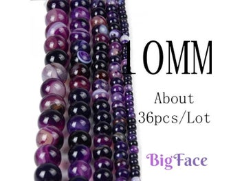 Listing 6 of 9 for 4 6 8 10 12mm Natural Stone Beads Lava Amazonite Agates Amethysts Turuoqises