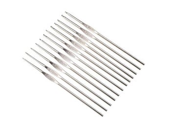 Listing 6 of 7 for 100Pcs Aluminum Crochet Hooks Set DIY Tools Set
