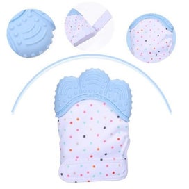 Listing 5 of 5 for 2Pair Soothing Pain Relief Baby Teething Mittens Adjustable Strap Baby Molar Gum