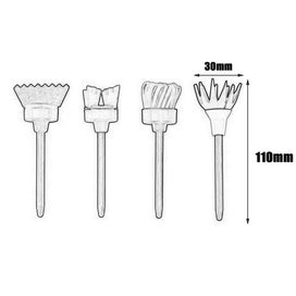 Listing 4 of 4 for 4pcs/set DIY Painting Sponge Brushes Tool for Kids