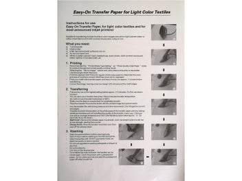 Listing 5 of 6 for 30 Sheets DIY Iron Heat Transfer Print A4 Paper for T Shirt