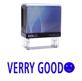 Listing 2 of 4 for SCANNED Self Inking Rubber Stamp Red Ink Office Stationary Custom Colop Stamps