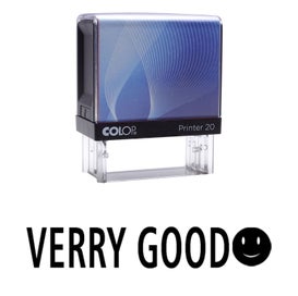 Listing 4 of 4 for SCANNED Self Inking Rubber Stamp Red Ink Office Stationary Custom Colop Stamps