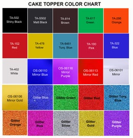 Listing 2 of 2 for Couple Wedding Cake Topper Personalized Mirror Cake Topper