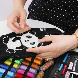 Listing 2 of 5 for Portable Mini Sewing Tool Emergency Clothing Fixes Sewing Kit