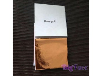 Listing 10 of 13 for 100pcs 14x14cm Art Craft Paper Foil Leaves For Gilding DIY Decoration