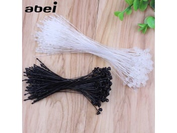 Listing 3 of 10 for 1000PCS 3/5/7/9 Inch Transparent Black Loop Locks Plastic Snap Lock Pins