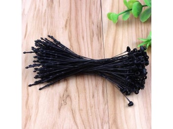 Listing 6 of 10 for 1000PCS 3/5/7/9 Inch Transparent Black Loop Locks Plastic Snap Lock Pins