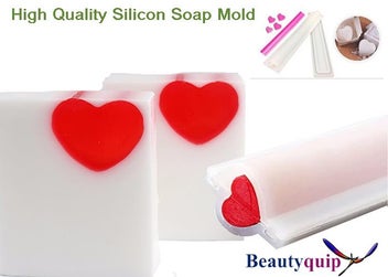 Listing 2 of 4 for Soap Mold Long Heart Tube Mold 305mm long