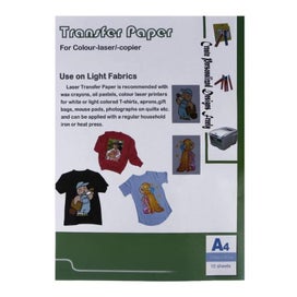 Listing 4 of 7 for Heat transfer paper - Iron on or Heat Press x10 - (NZ Clearance)