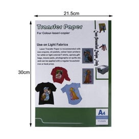 Listing 7 of 7 for Heat transfer paper - Iron on or Heat Press x10 - (NZ Clearance)