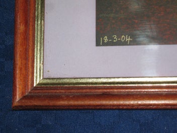 Listing 7 of 10 for Rusty - Trees & Moon Landscape Original painting - oil pastels ?