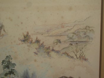 Listing 8 of 20 for Val Tubman - Scenes of Waihi - Large montage of Waihi Area scenes original art