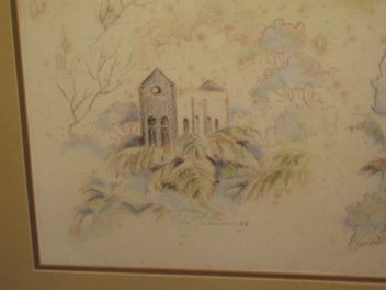 Listing 12 of 20 for Val Tubman - Scenes of Waihi - Large montage of Waihi Area scenes original art