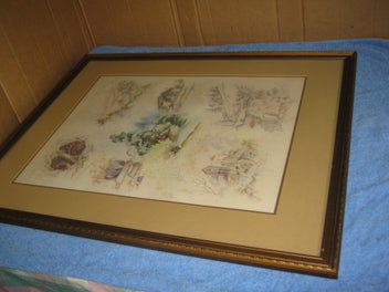 Listing 17 of 20 for Val Tubman - Scenes of Waihi - Large montage of Waihi Area scenes original art