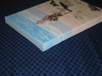 Listing 8 of 10 for Henry ' Child at Beach With Seaweed ' original oil on Canvas ? Painting