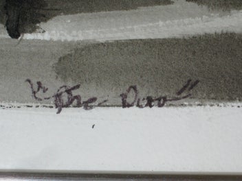 Listing 7 of 12 for Winslow - The Duo - musicians - original painting Probably New Zealand Artist