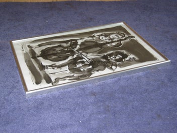 Listing 10 of 12 for Winslow - The Duo - musicians - original painting Probably New Zealand Artist