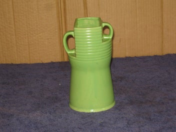 Listing 1 of 20 for NOT Sylvac ? Retro Art Deco Vase - quite different & beautiful