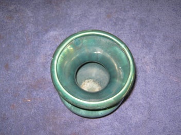 Listing 15 of 20 for Retro Titian Vase Urn Green Glaze SB 204