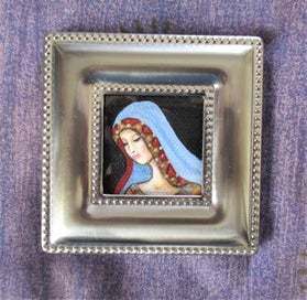 Listing 2 of 3 for Exquisite miniature icon. Three to choose from!