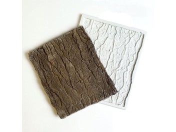 Listing 3 of 9 for Tree Bark Fondant Silicone Mold Pastry Biscuits Chocolate Mold Cookies Candy