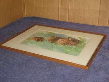 Listing 10 of 12 for Skelly or Kelly - Three Pots In The Garden - Original Watercolour Painting